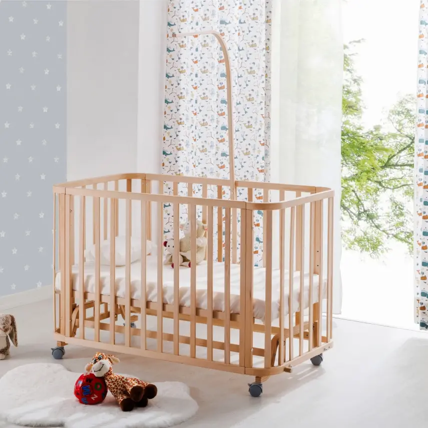 Babywho Oval Beşik Uyku Setli  60x120 - 1