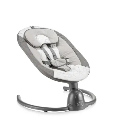 Bagi Dastana Black Otomatik Sallanır Müzikli Zaman Ayarlı Ana Kucağı Grey - 9