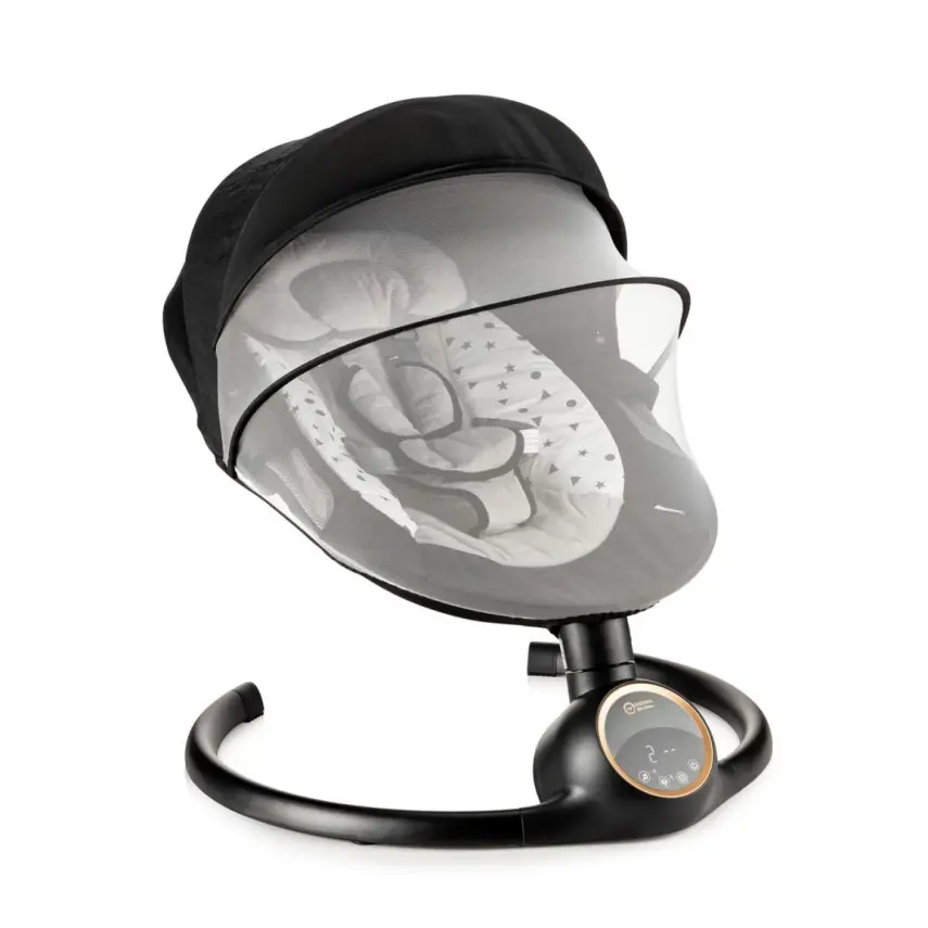 Bagi Dastana Otomatik Sallanır Müzikli  Zaman Ayarlı Ana Kucağı Black Gold - 6