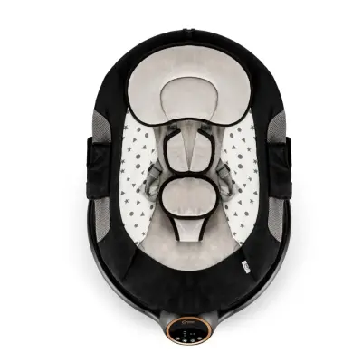 Bagi Dastana Otomatik Sallanır Müzikli  Zaman Ayarlı Ana Kucağı Black Gold - 7