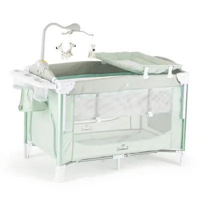 Bagi Dreamcot Anne Yanı  Oyun Parkı 70X100 Cm Green