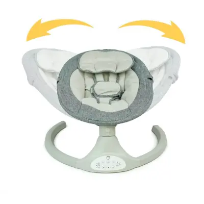 Bagi Moonlight Zaman Ayarlı Otomatik Sallanan Ana Kucağı Koyu Gri - 7