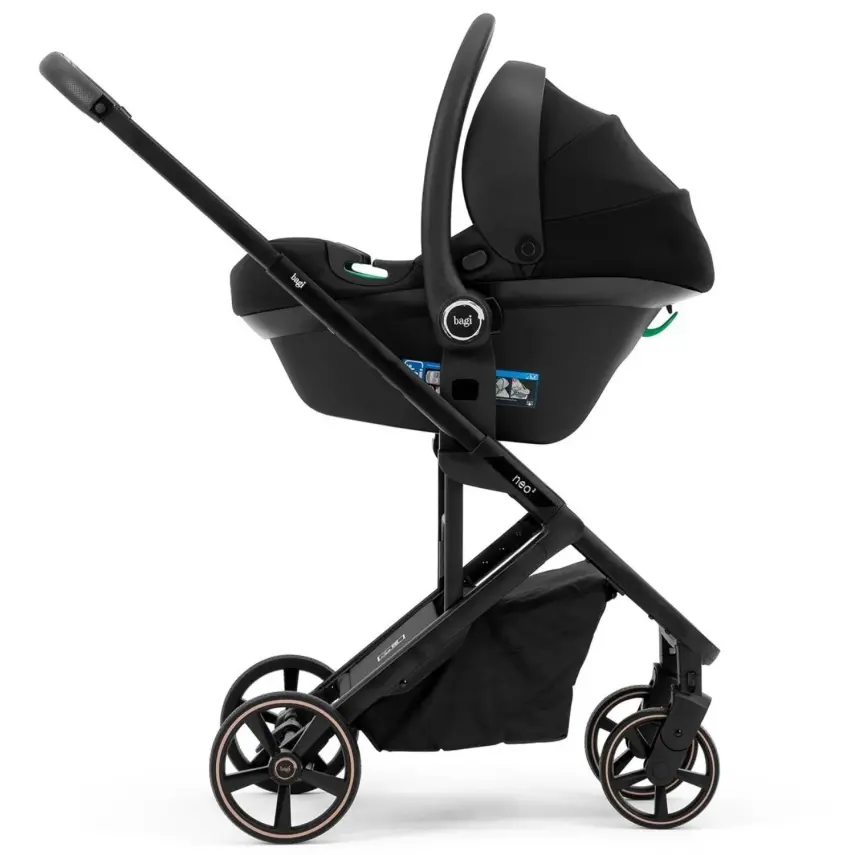 Bagi Neo2 Capsule Travel Sistem Bebek Arabası Black Gold - 4