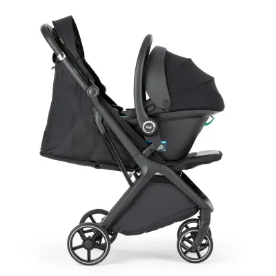 Bagi Taxi Tek Elle Katlanabilir Ultra Hafif Travel Sistem-Seyahat Sistem Bebek Arabası Black - 5