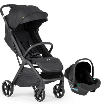 Bagi Taxi Tek Elle Katlanabilir Ultra Hafif Travel Sistem-Seyahat Sistem Bebek Arabası Black
