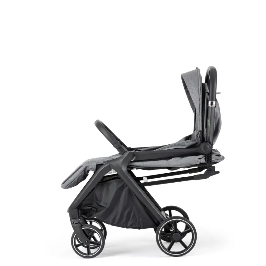 Bagi Taxi Tek Elle Katlanabilir Ultra Hafif Travel Sistem-Seyahat Sistem Bebek Arabası Grey - 14