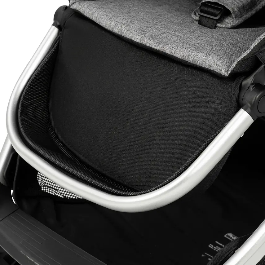 Bagi Techno Autofold Çift Yönlü Kolay Katlanabilir Bebek Arabası Gri - 6