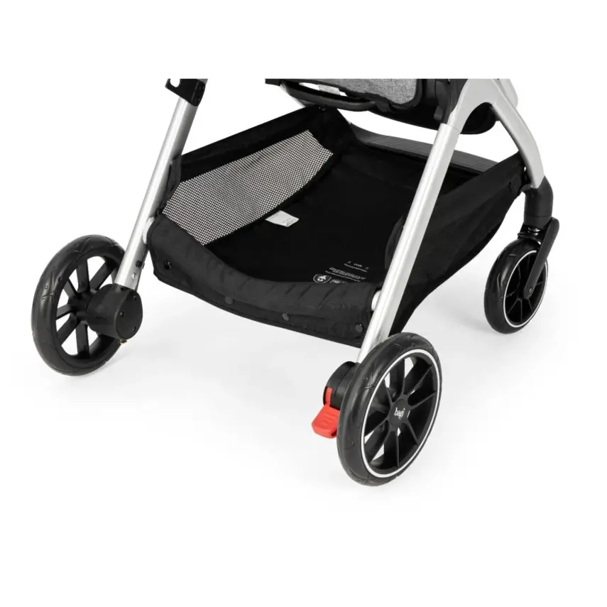 Bagi Techno Autofold Çift Yönlü Kolay Katlanabilir Bebek Arabası Gri - 20
