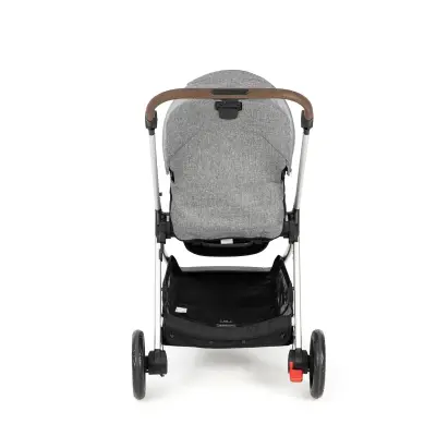 Bagi Techno Autofold Çift Yönlü Kolay Katlanabilir Bebek Arabası Gri - 10