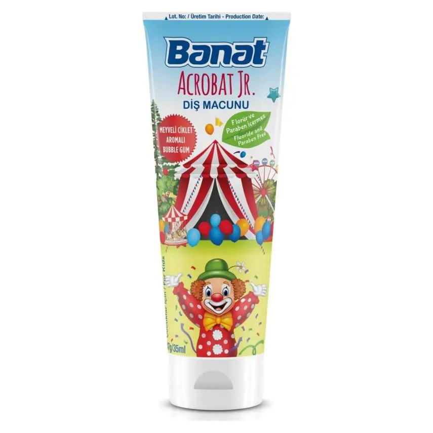 Banat Acrobat Jr Çocuk Diş Macunu 35 ml - 2