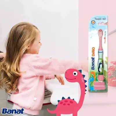 Banat Dino Çocuk Diş Fırçası 2-5 Yaş - 4