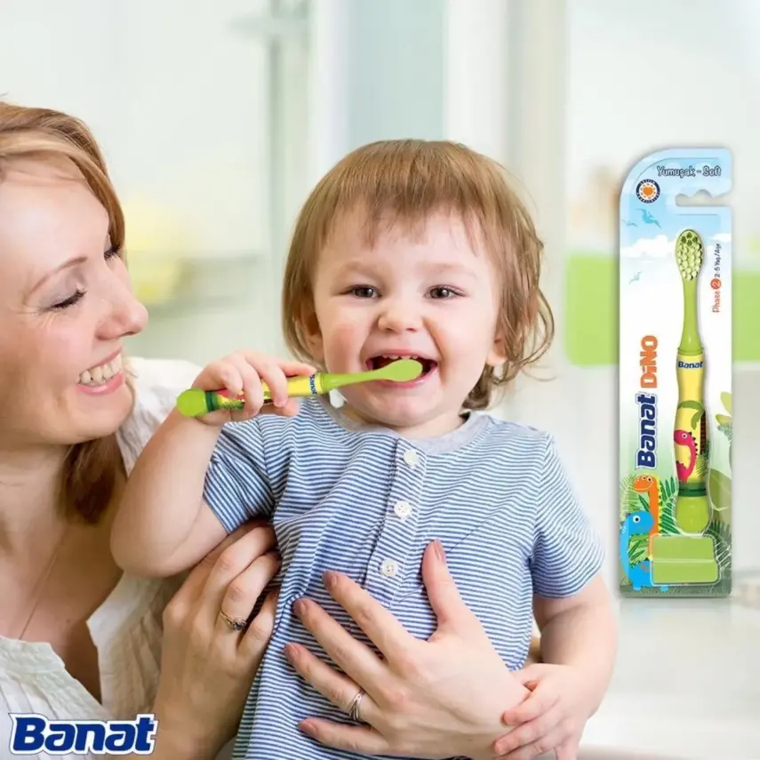 Banat Dino Çocuk Diş Fırçası 2-5 Yaş - 9