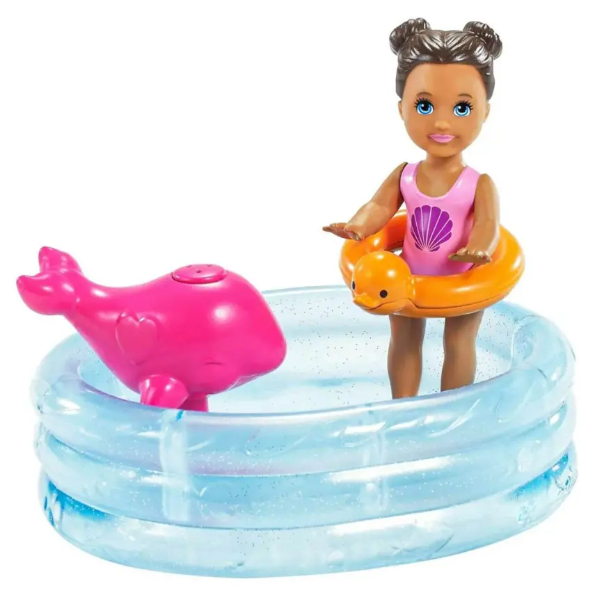 Barbie Bebek Bakıcısı Bebeği ve Aksesuarları Oyun Seti - 4
