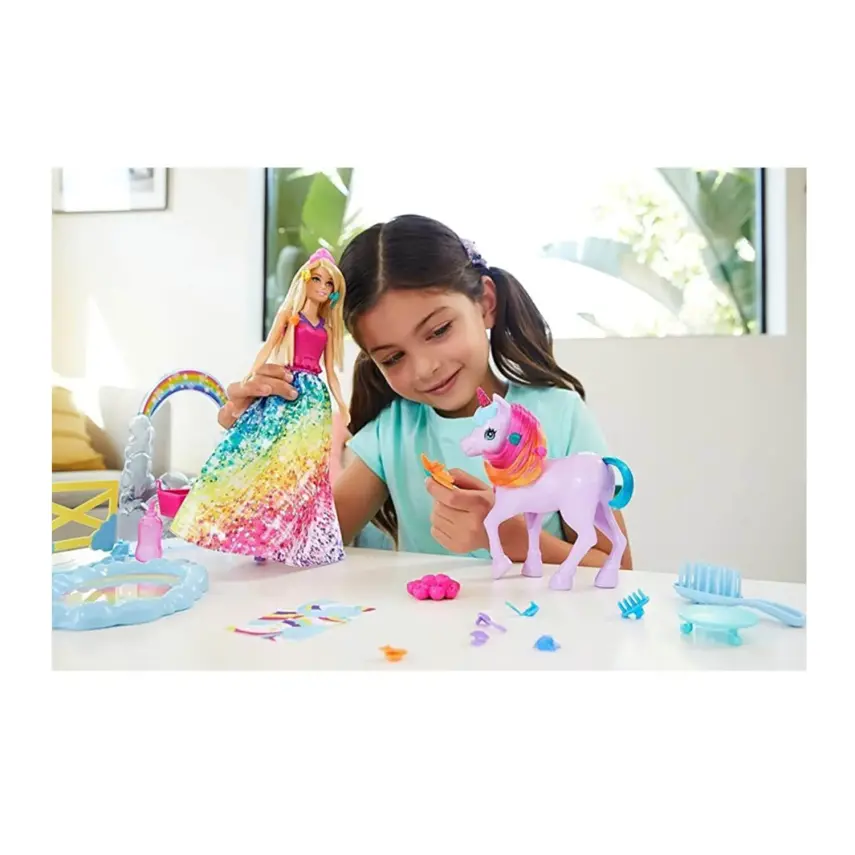 Barbie Dreamtopia Bebek ve Tek Boynuzlu At - 2