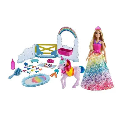 Barbie Dreamtopia Bebek ve Tek Boynuzlu At - 3