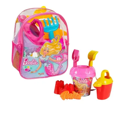 Barbıe Resimli Sırt Çantalı Plaj Set
