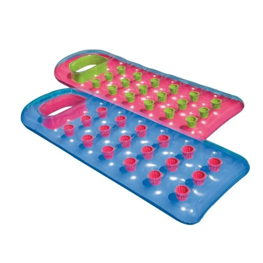 Bardaklı Mavi Kırmızı Yatak 188x71 cm - 2