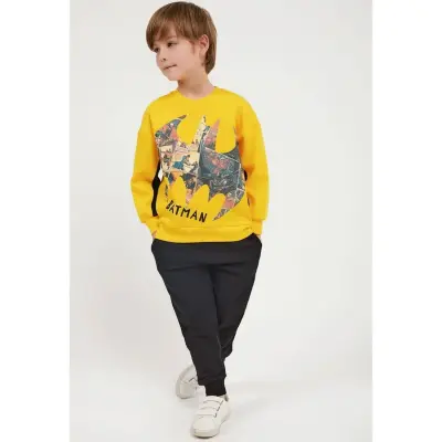 Batman Erkek Eşofman Takımı Sarı - 5