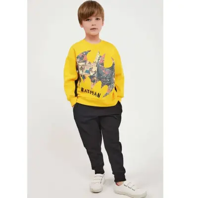 Batman Erkek Eşofman Takımı Sarı - 6