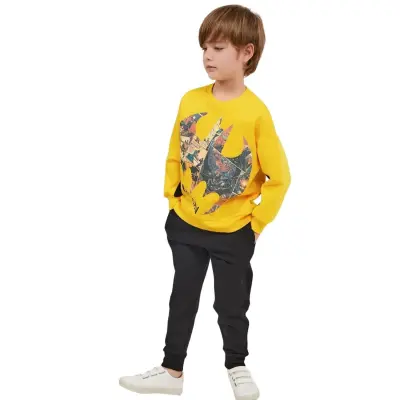 Batman Erkek Eşofman Takımı Sarı - 7