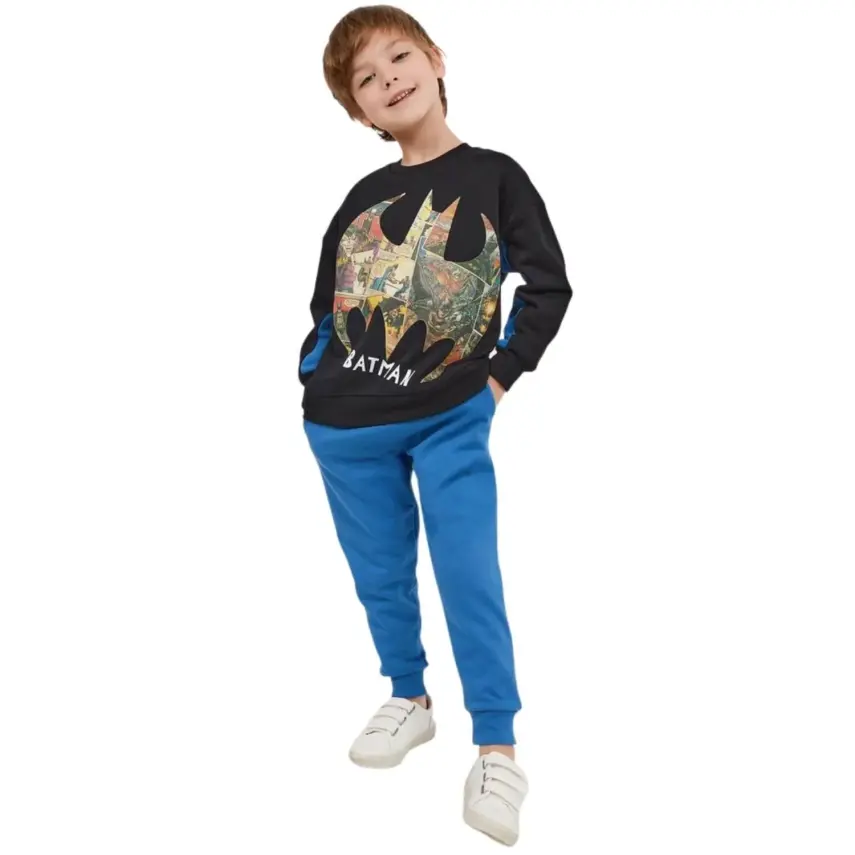 Batman Erkek Eşofman Takımı Siyah - 6