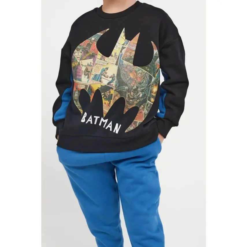 Batman Erkek Eşofman Takımı Siyah - 10