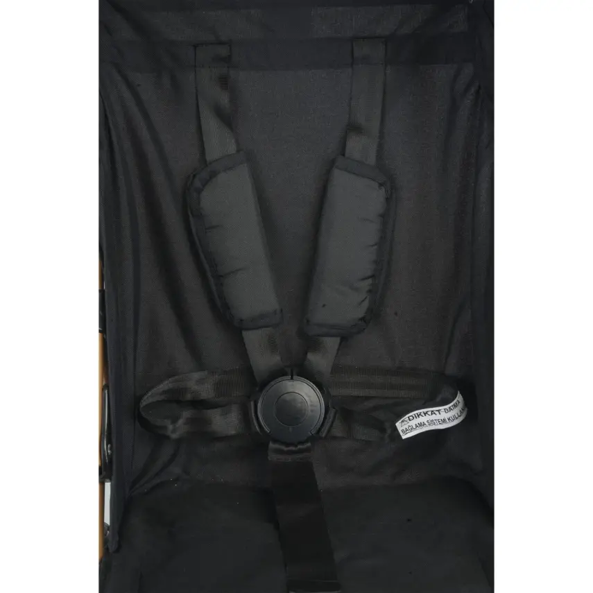 Be-Be Basic Pratik Ultra Hafif Katlanabilir Baston Bebek Arabası Gold Kahve - 5