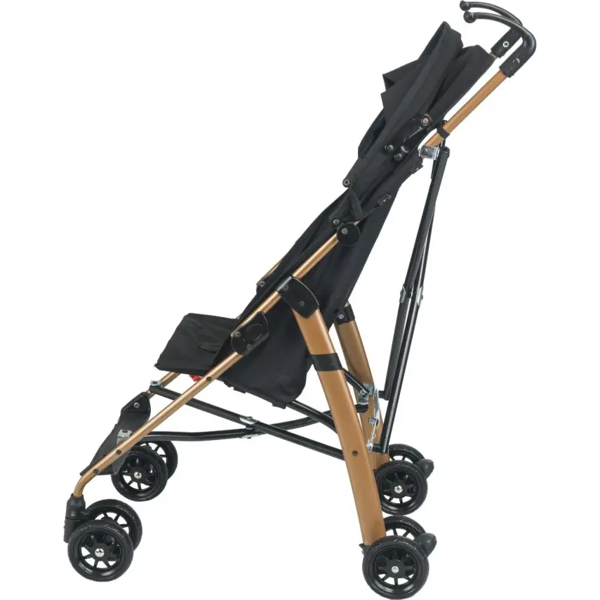 Be-Be Basic Pratik Ultra Hafif Katlanabilir Baston Bebek Arabası Gold Kahve - 7