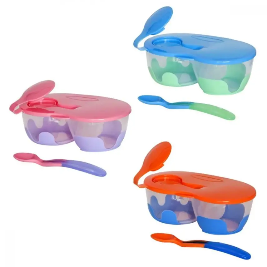 Bebedor 2 Bölmeli Tabak ve Kaşık Seti - 5