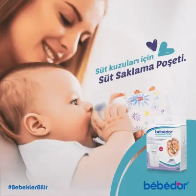 Bebedor Anne Sütü Saklama Poşeti 20li x 2 Adet - 4