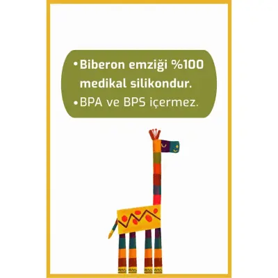 Bebedor Isıya Dirençli Cam Biberon 120 ml - 2