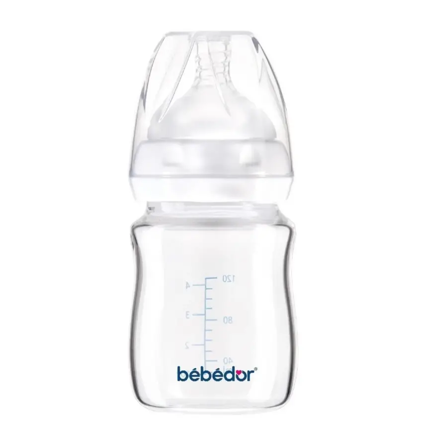 Bebedor Isıya Dirençli Cam Biberon 120 ml - 1