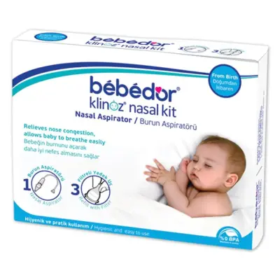 Bebedor Nasal Kit Burun Aspiratörü