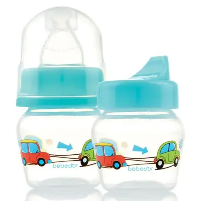Bebedor Silikon Emzikli Çok Amaçlı PP Biberon 30 ml 0+ Ay - 4