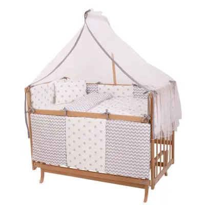 Bebekonfor Eylül Anne Yanı Beşik Doğal Zigzaglı 60*120  - 4