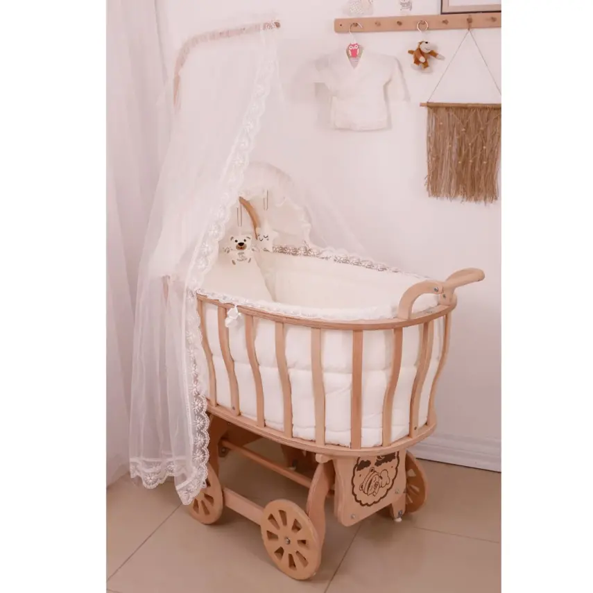 Bebekonfor Rubio Sepet Beşik Doğal 63*100 - 1