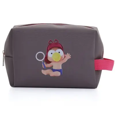 Bebektif Kirli Temiz  Bebek Çamaşır Makyaj Çantası  Antrasit - 4