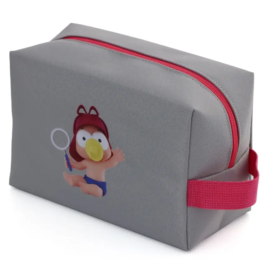 Bebektif Kirli Temiz Bebek Çamaşır Makyaj Çantası Gri - 7