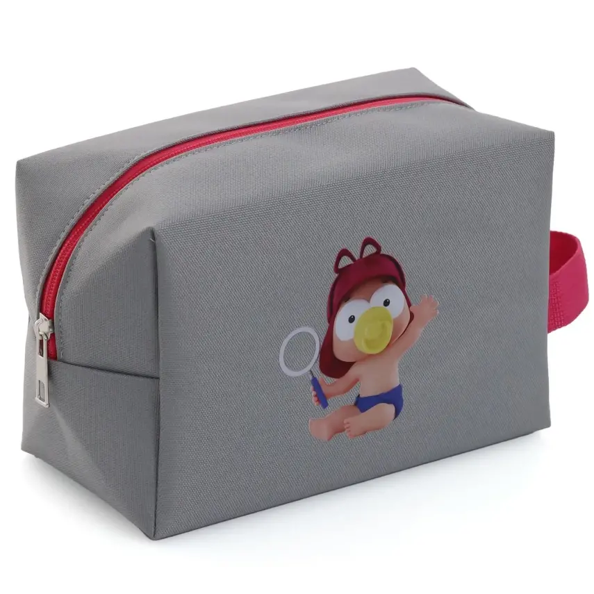 Bebektif Kirli Temiz Bebek Çamaşır Makyaj Çantası Gri - 2