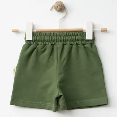 Bebolly Erkek Şort Snap Baskılı Haki - 3