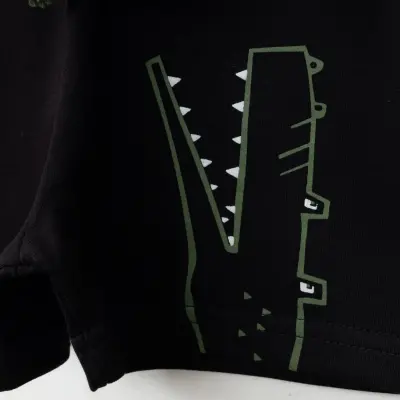 Bebolly Erkek Şort Snap Baskılı Siyah - 6