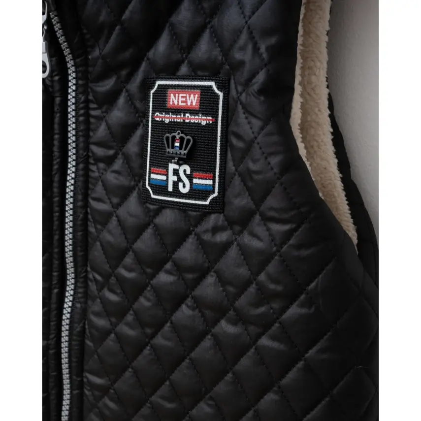 Bebolly Erkek Yelek Baklava Desenli Siyah - 6