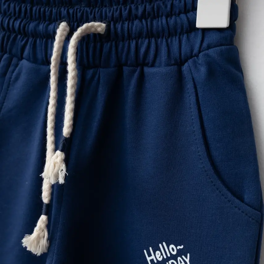 Bebolly Hello Sunday Ayıcıklı Baskılı Erkek Çocuk Eşofman Altı Lacivert - 8