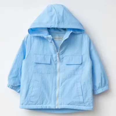 Bebolly Yağmurluk Kapaklı Cep Mavi - 6