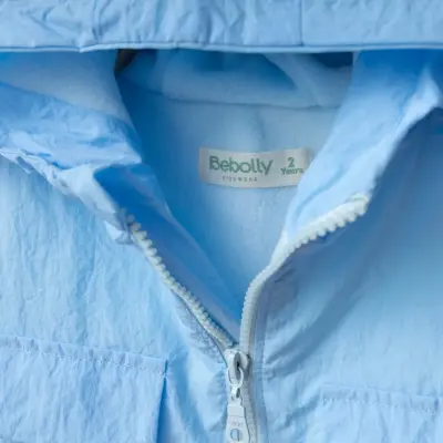 Bebolly Yağmurluk Kapaklı Cep Mavi - 2