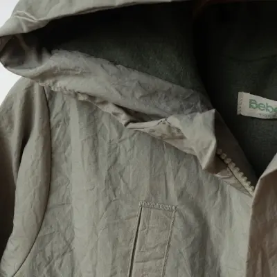 Bebolly Yağmurluk Kapaklı Cep Yeşil - 6