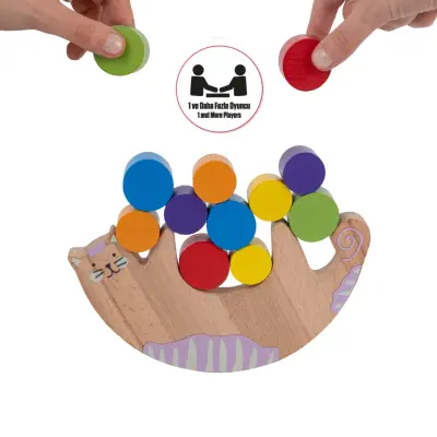 Bee Smart Ahşap Kedi Denge Ve Akıl Oyunu - 2