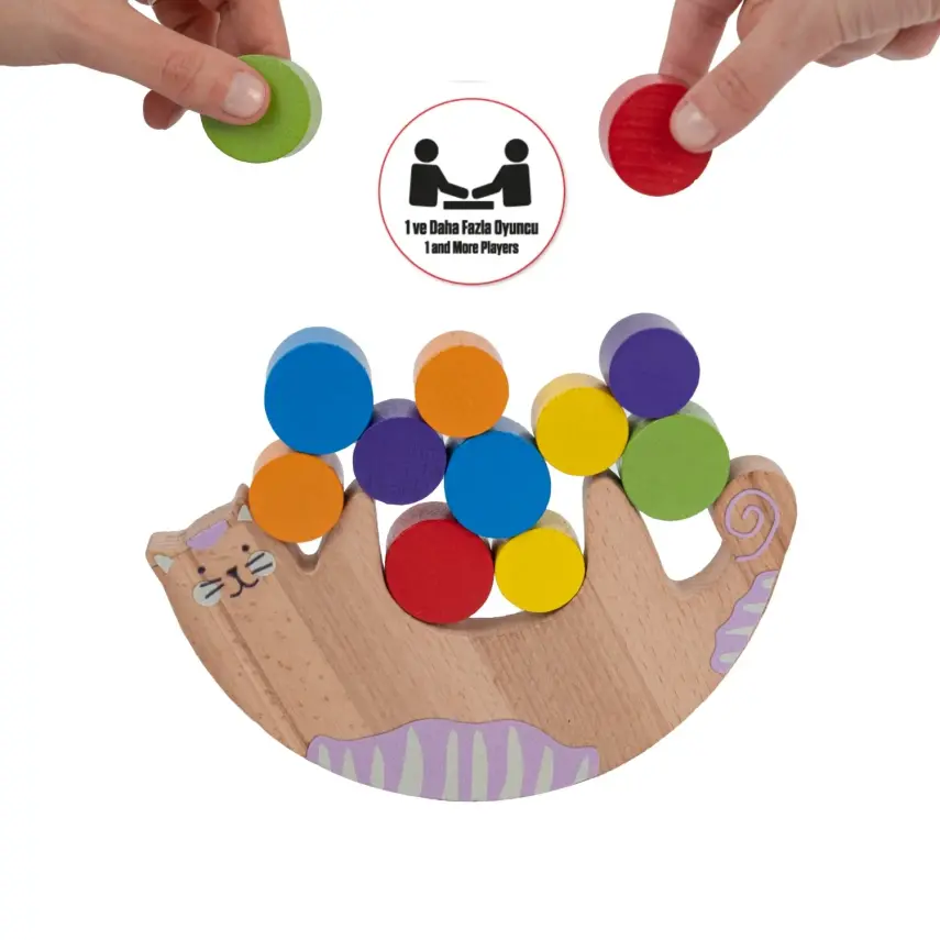 Bee Smart Ahşap Kedi Denge Ve Akıl Oyunu - 2