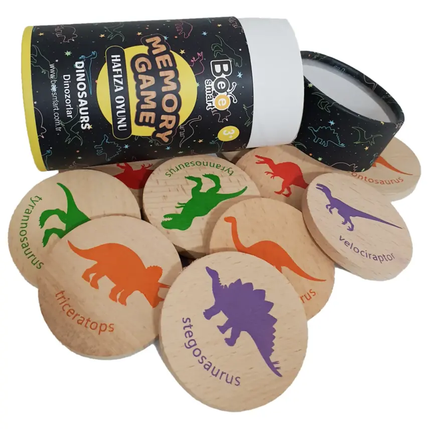 Bee Smart Ahşap Puzzle Dinazor - 1