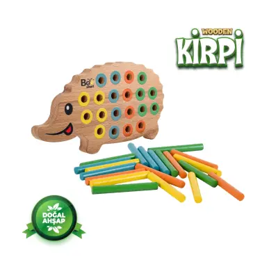 Bee Smart Kirpi Bul Tak Ahşap Oyuncak